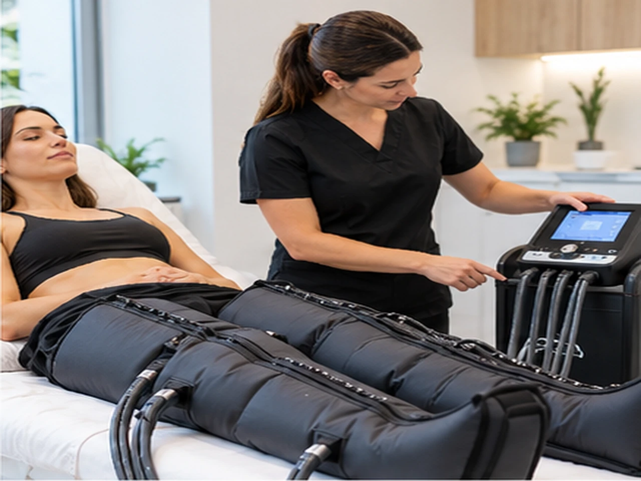 Escena ilustrativa de Presoterapia